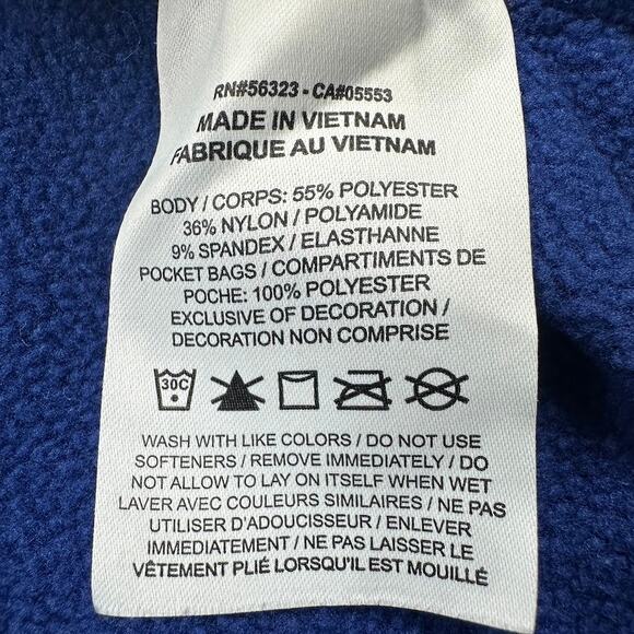 Nike Sweatshirt Womens Small Blue Hoodie Pockets Stretch Active Sporty Comfort - Picture 9 of 13